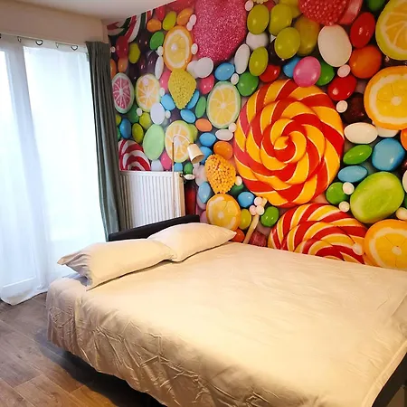 Candyland-20min Disney-famille Apartment *