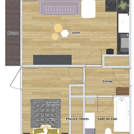 Candyland-20min Disney-famille Apartment Meaux